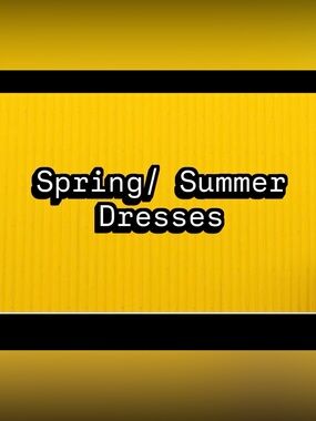 Yellow Spring/Summer Dresses Banner